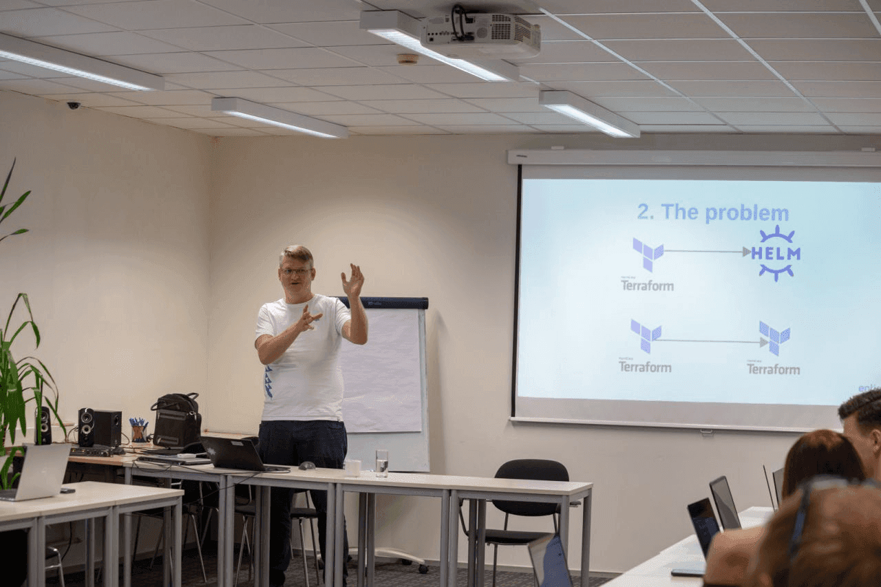 DevOps automation with Kubernetes: a hands-on training in small groups (up to 11 participants)